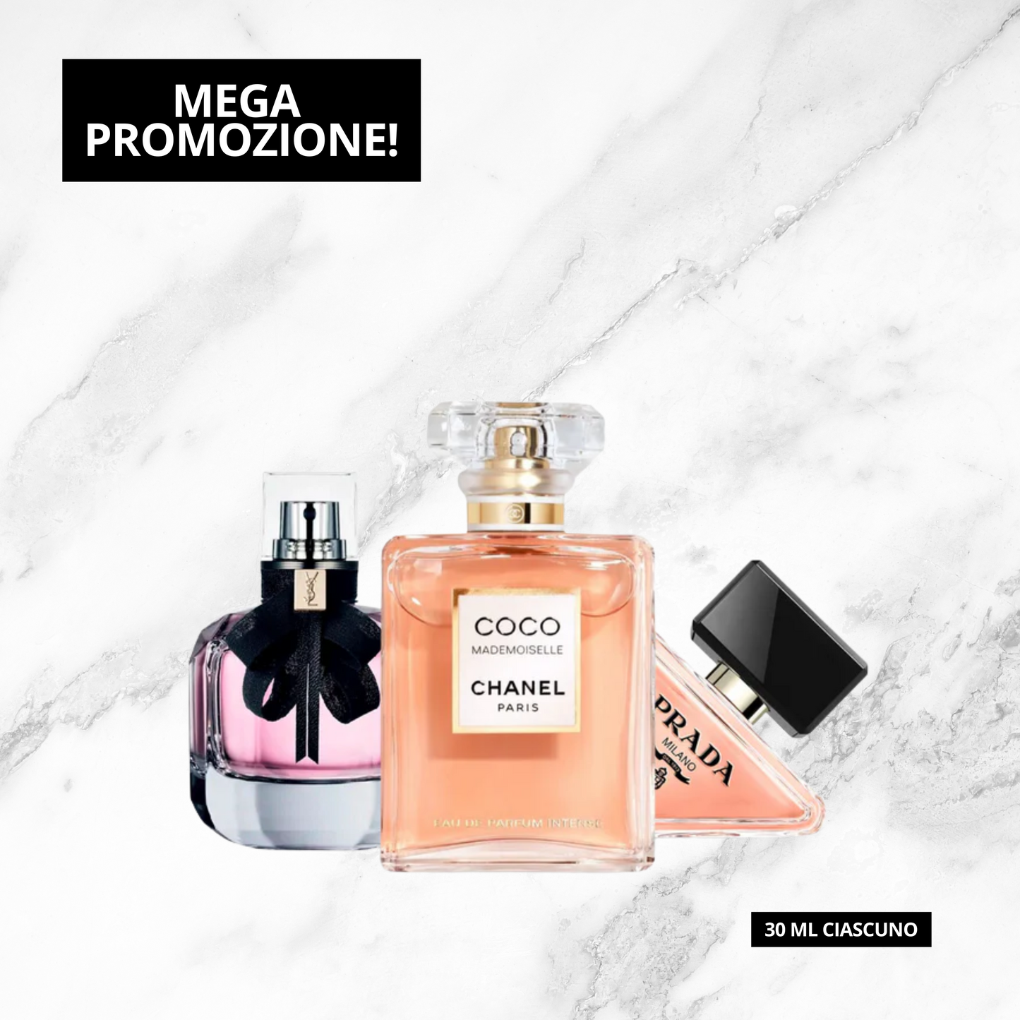 Kit sorpresa con 3 profumi