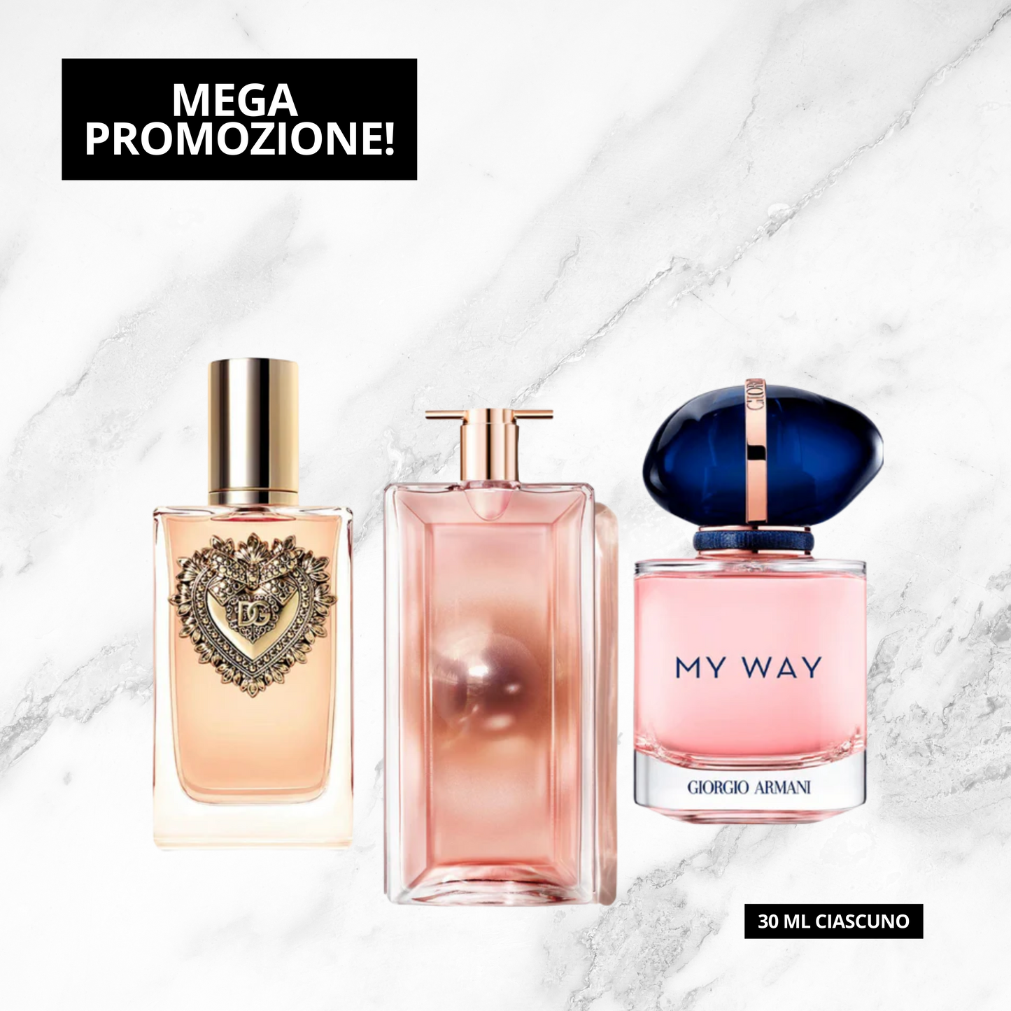 Kit sorpresa con 3 profumi
