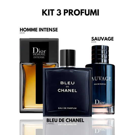 Kit sorpresa con 3 profumi