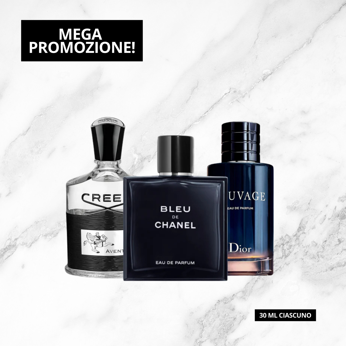 Kit sorpresa con 3 profumi
