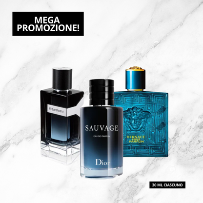 Kit sorpresa con 3 profumi