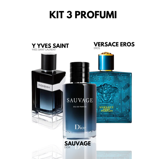 Kit sorpresa con 3 profumi