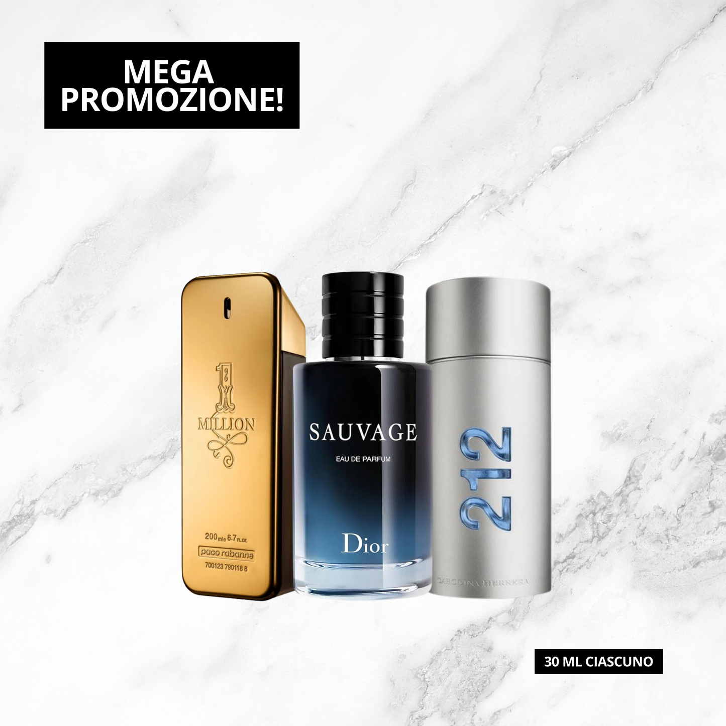 Kit sorpresa con 3 profumi