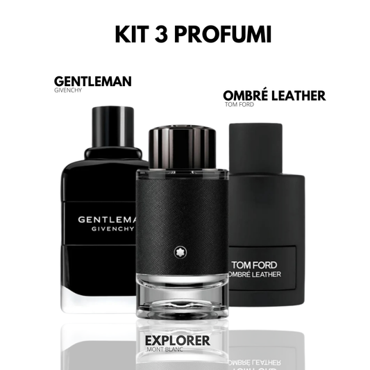 Kit sorpresa con 3 profumi